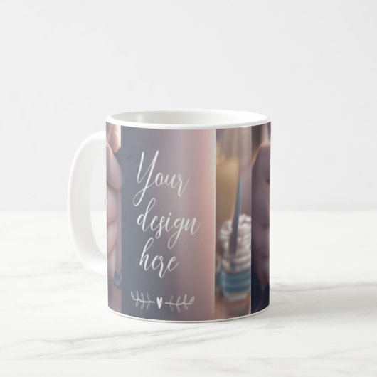Tasse Mockup-Kaffee (Vorderseite Links)
