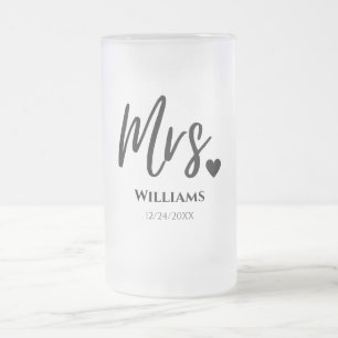 Tasse Modern Stein Bride Biere: Hochzeitsgeschenk