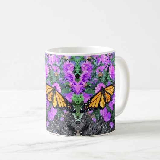Tasse Monarch & Asters (VorderseiteRechts)