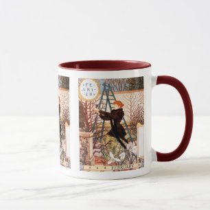 Tasse: Monat von Februar - Février Tasse