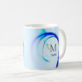 TASSE MONOGRAMED OCEAN WAVE SURF NAME (VorderseiteRechts)