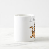 Tasse. Monogramm-Nachricht Cat. Kaffeetasse (Mittel)