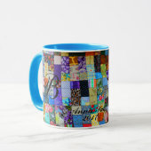 TASSE-MONOGRAMM-PATCHWORT-1 TASSE (Vorderseite Links)