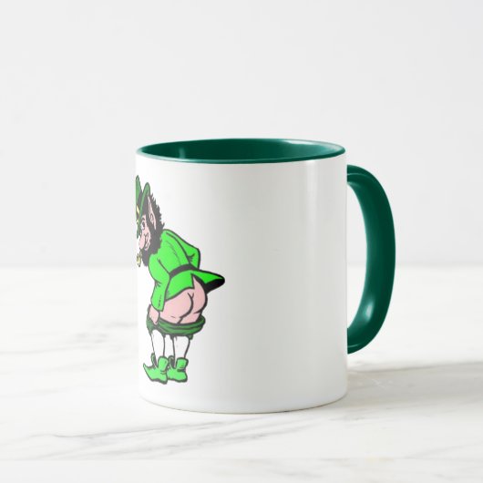 Tasse Mooning Leprechaun (VorderseiteRechts)