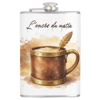 Tasse Morgentinte Flachmann