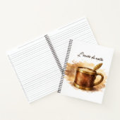 Tasse Morgentinte Notizblock (Innenseite)