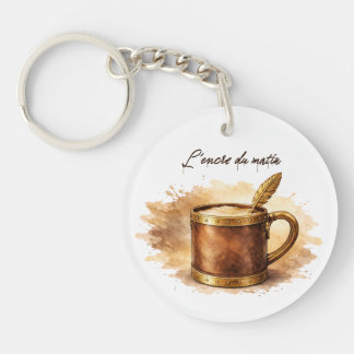 Tasse Morgentinte Schlüsselanhänger