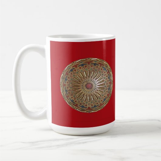 Tasse Morrocon Beauty on Red (Links)