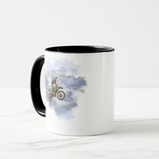 Tasse Motocross (Vorderseite Links)
