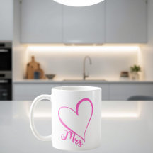 Tasse Mrs. Pink Heart