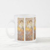 Tasse: Mucha - Jugendstil - Topaz Mattglastasse (Links)