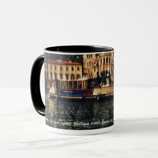 Tasse Mug Frankreich-Lyon - Konfluence (Vorderseite Links)