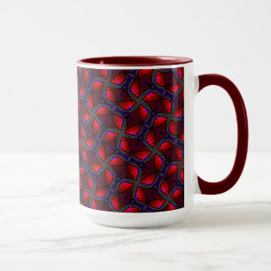 Tasse MUG Jimette Design für rot und grau