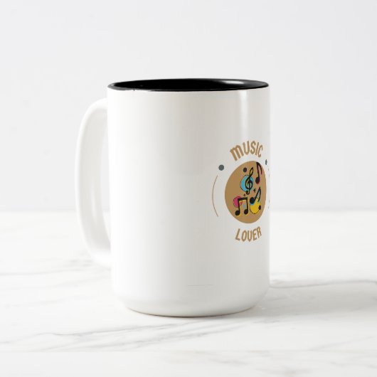 Tasse Music Lover (Vorderseite Links)