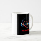 Tasse Music Lover Herz (VorderseiteRechts)