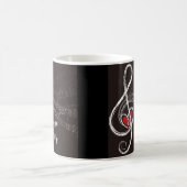 Tasse Music Lover Noten (Mittel)