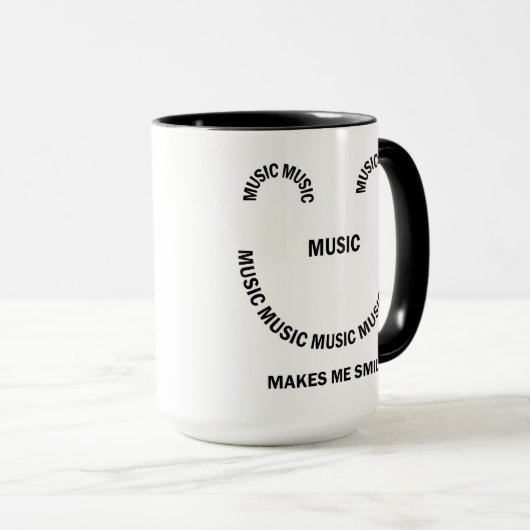 Tasse Music Smile (VorderseiteRechts)