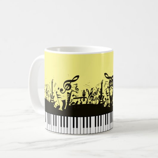 Tasse Musiker (Vorderseite Links)