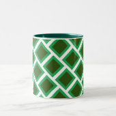 Tasse - Muster für grüne Ziegel (Mittel)