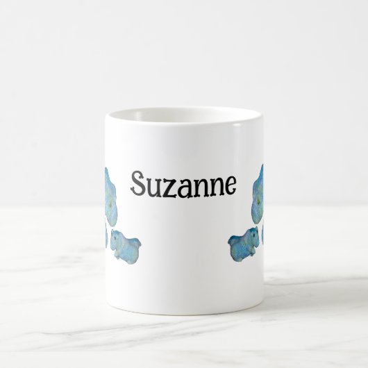 Tasse - Mutter und Kind mit Namen (Mittel)