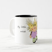 Tasse "My little witch" (Vorderseite Links)