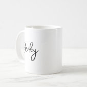 Tasse nach Maß, individueller Coffee Cup, kundensp (Vorderseite Links)