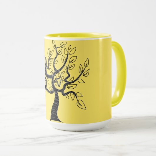 Tasse nach Maß mit Baum des Lebens (VorderseiteRechts)