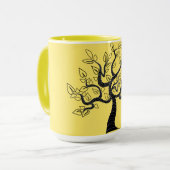 Tasse nach Maß mit Baum des Lebens (Vorderseite Links)