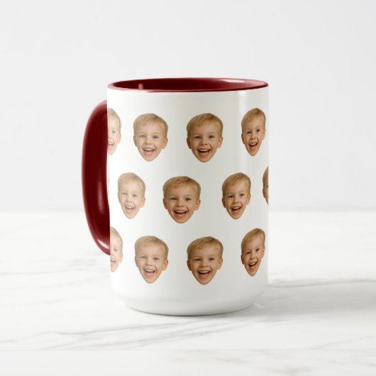 Tasse nach Maß, Personalisiertes Foto, Familie (Vorderseite Links)