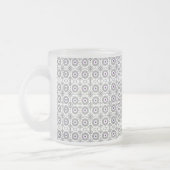 Tasse nahtloser Schwarz-Weiß-Linien (Links)