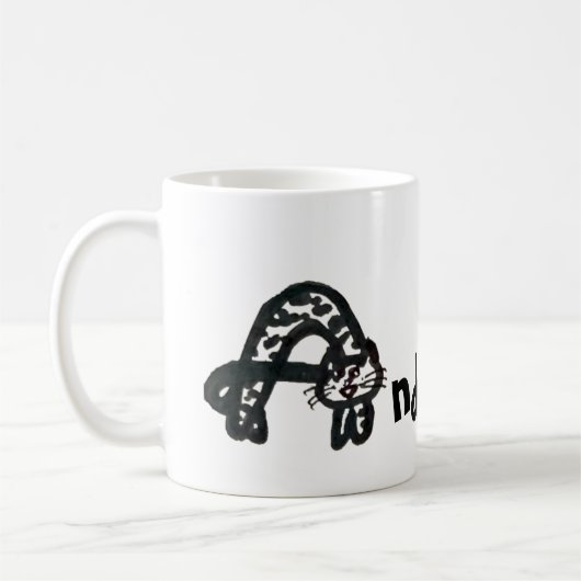 Tasse - Name mit dem Anfangsbuchstaben A (Links)