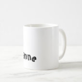 Tasse - Name mit dem Anfangsbuchstaben D (VorderseiteRechts)