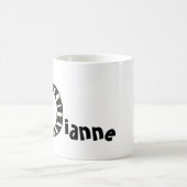 Tasse - Name mit dem Anfangsbuchstaben D (Mittel)