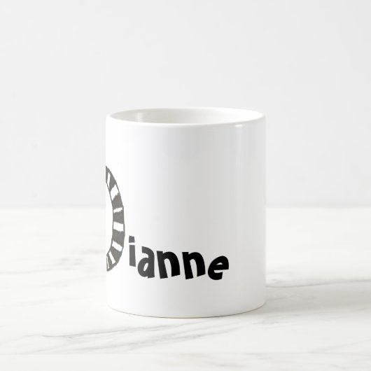 Tasse - Name mit dem Anfangsbuchstaben D (Mittel)