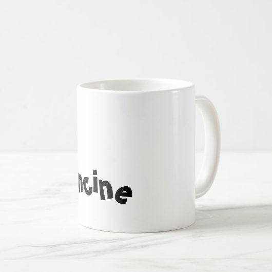 Tasse - Name mit dem Anfangsbuchstaben F (VorderseiteRechts)