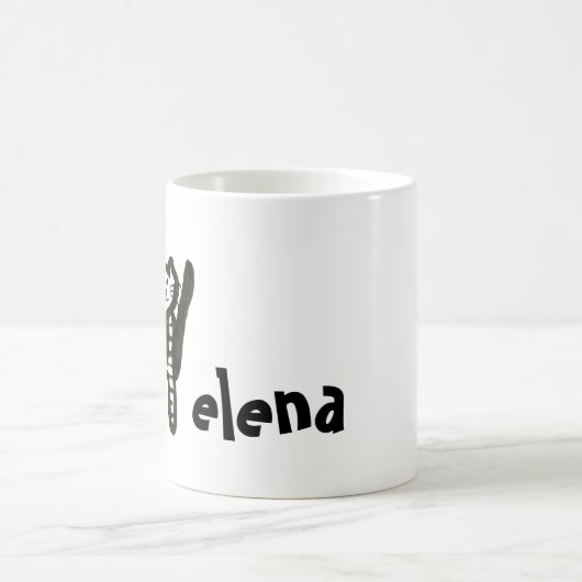 Tasse - Name mit dem Anfangsbuchstaben H (Mittel)