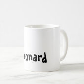 Tasse - Name mit dem Anfangsbuchstaben L (VorderseiteRechts)