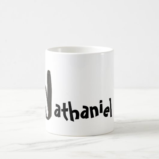 Tasse - Name mit dem Anfangsbuchstaben N (Mittel)