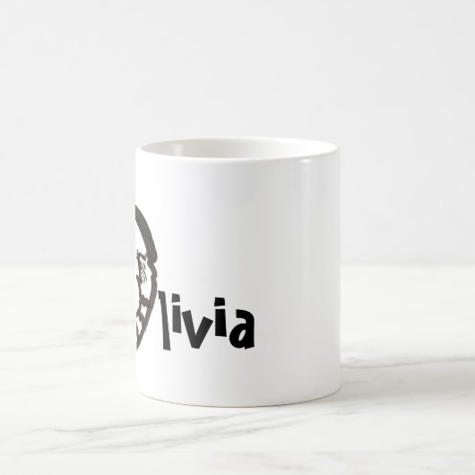 Tasse - Name mit dem Anfangsbuchstaben O (Mittel)