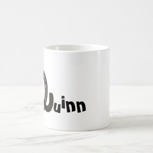 Tasse - Name mit dem Anfangsbuchstaben Q (Mittel)