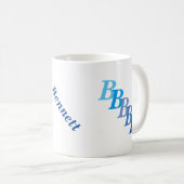 Tasse - Name und Anfangsbuchstaben (VorderseiteRechts)