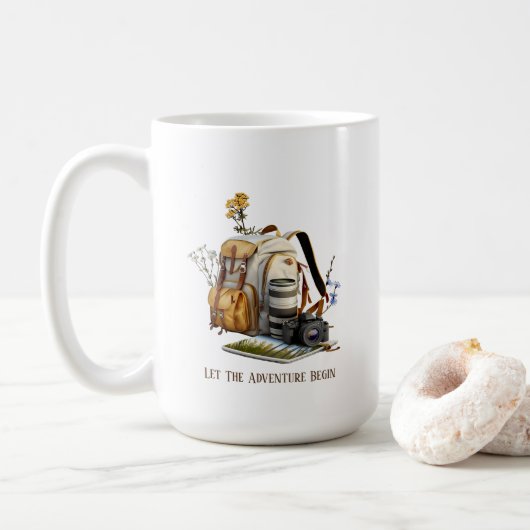 Tasse Naturfotografie (Mit Donut)
