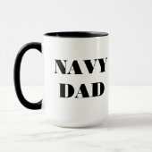 Tasse Navy Vater (Links)