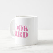Tasse Nerd buchen | Niedlich Book Lover Slogan Tas (Vorderseite Links)