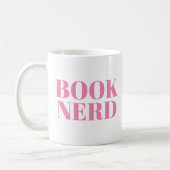 Tasse Nerd buchen | Niedlich Book Lover Slogan Tas (Links)