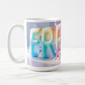 Tasse Neue 3D-Schrift (Links)