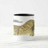 Tasse - neuer kaledonischer riesiger Gecko (Zentrum)