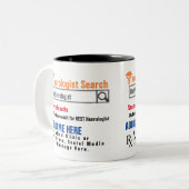 Tasse Neurologe sucht Geschenke (Vorderseite Links)