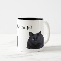 Tasse - Nickerchen noch? Schwarze Katze