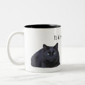 Tasse - Nickerchen noch? Schwarze Katze (Links)